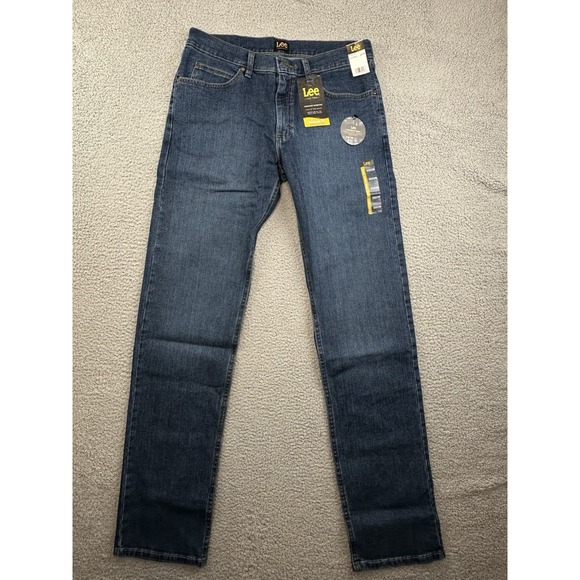 Lee Jeans Men Legendary Regular Fit Straight Leg 33x36 Stretch Steadfast NWT - Picture 1 of 12